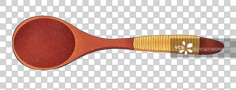 木头勺子插画元素图片素材