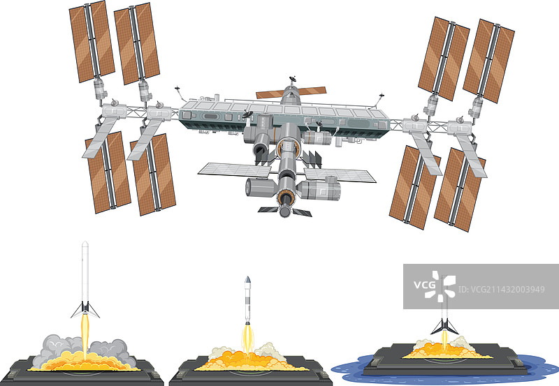 国际空间站ISS图片素材