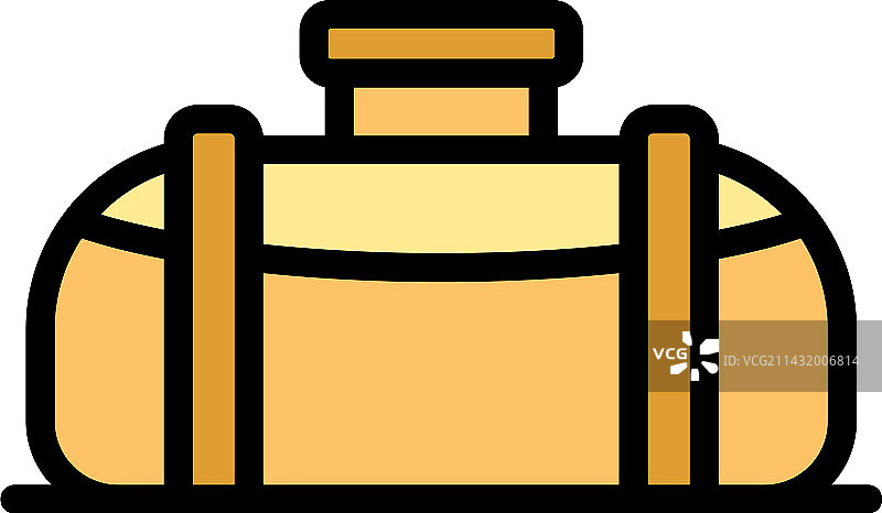 普拉提器械扁平图标图片素材