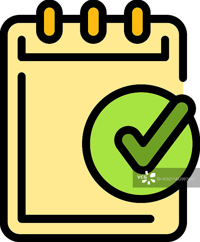 日历任务扁平图标图片素材
