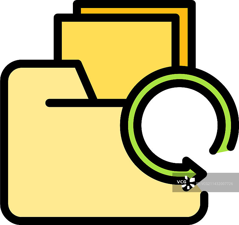 扁平风格归档备份图标图片素材