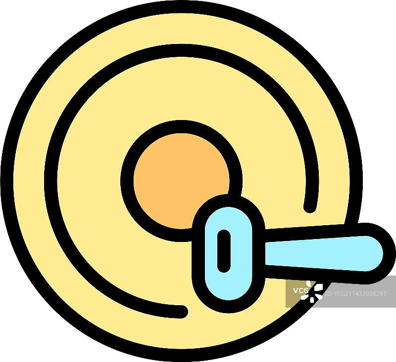 冥想器具图标（扁平风格）图片素材