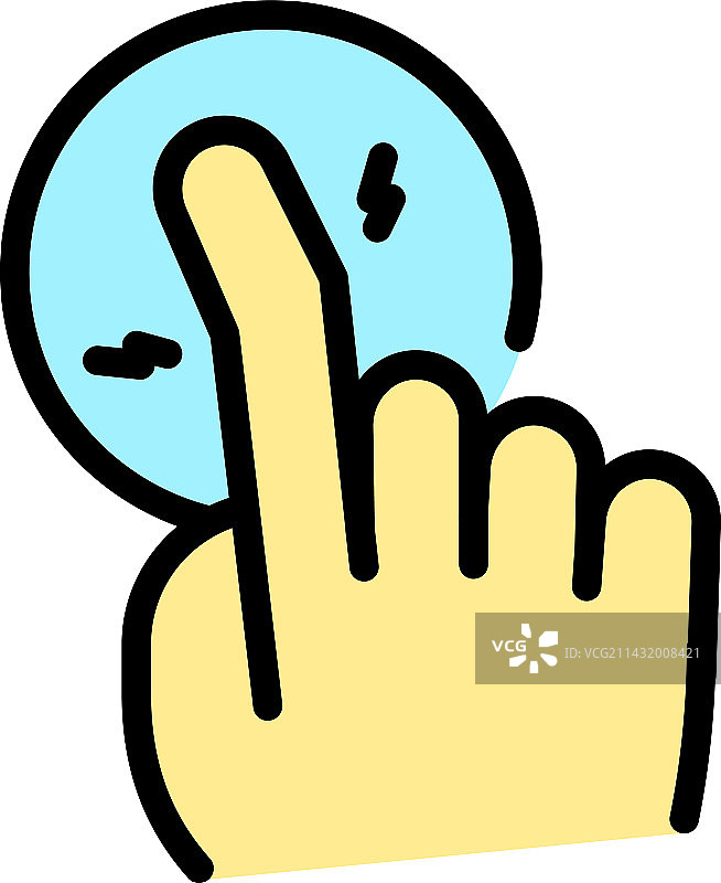 成年人手指受伤图标图片素材