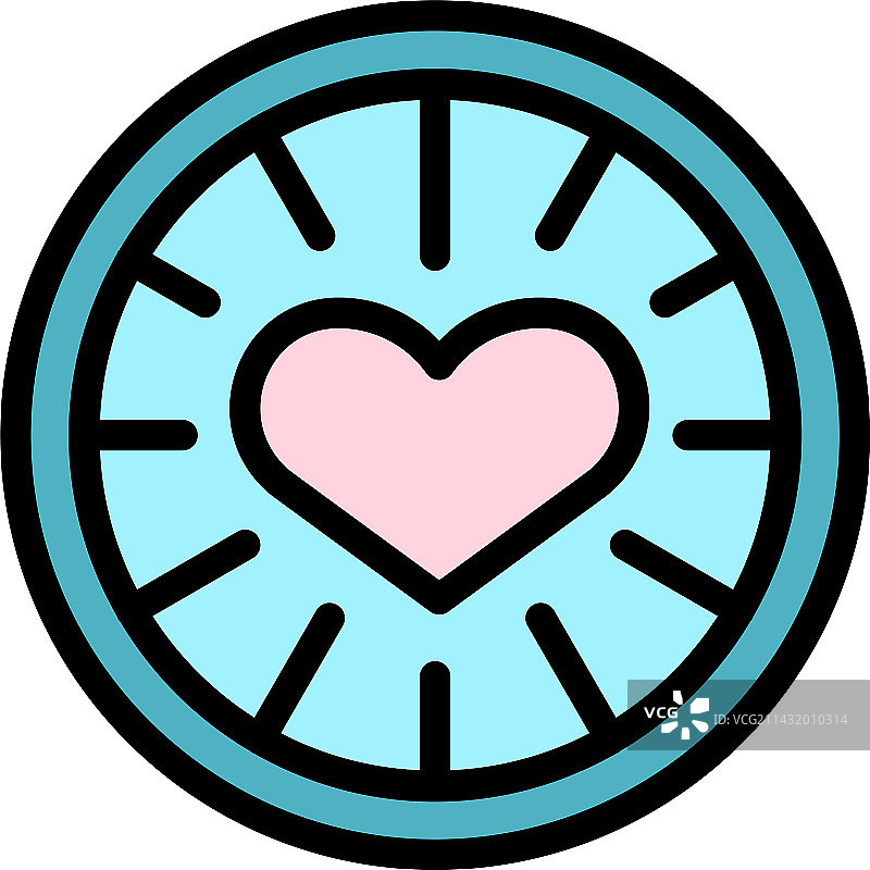 热情价值观扁平风格图标图片素材