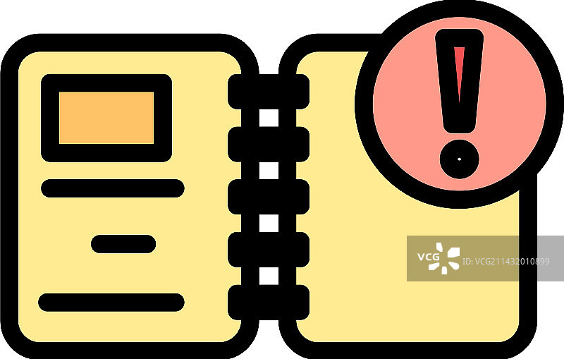 技术书籍图标（扁平风格）图片素材