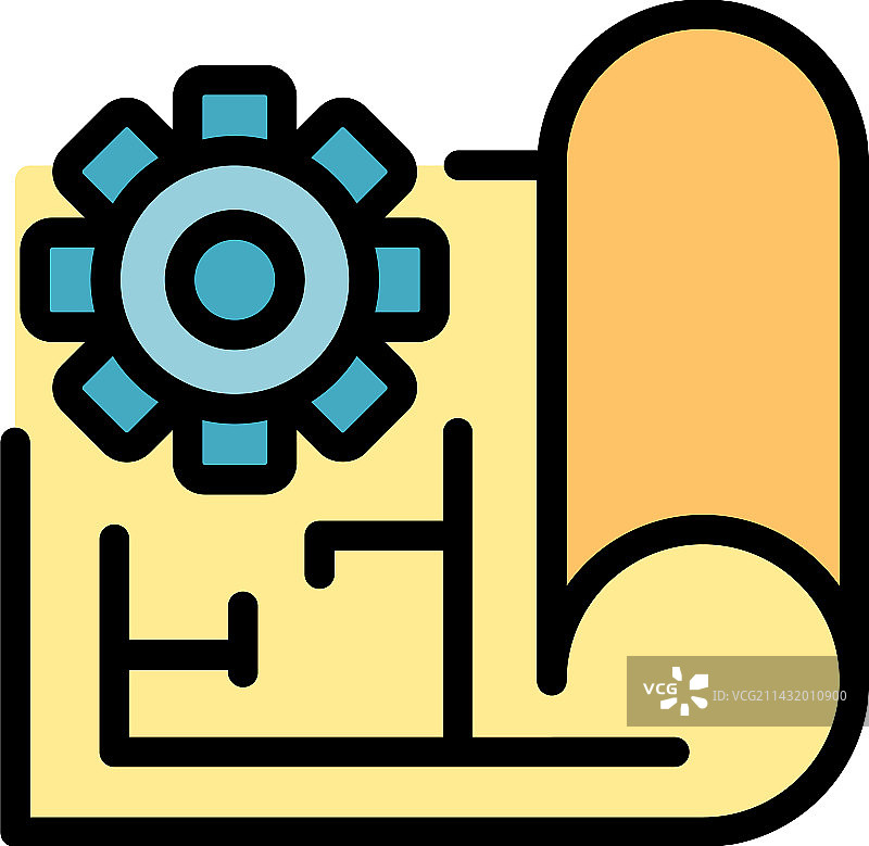 技术说明图标（扁平风格）图片素材