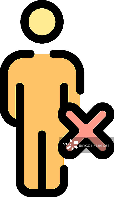 取消用户图标图片素材
