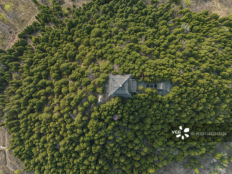 济南章丘朱家峪送子观音塔图片素材