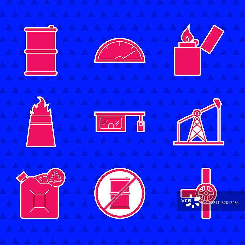 加油站（不含汽油桶）图片素材