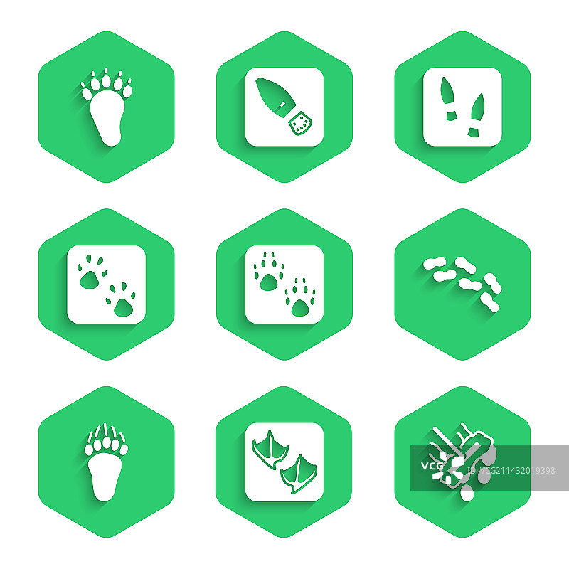 爪印海鸥足迹拖把人类图片素材