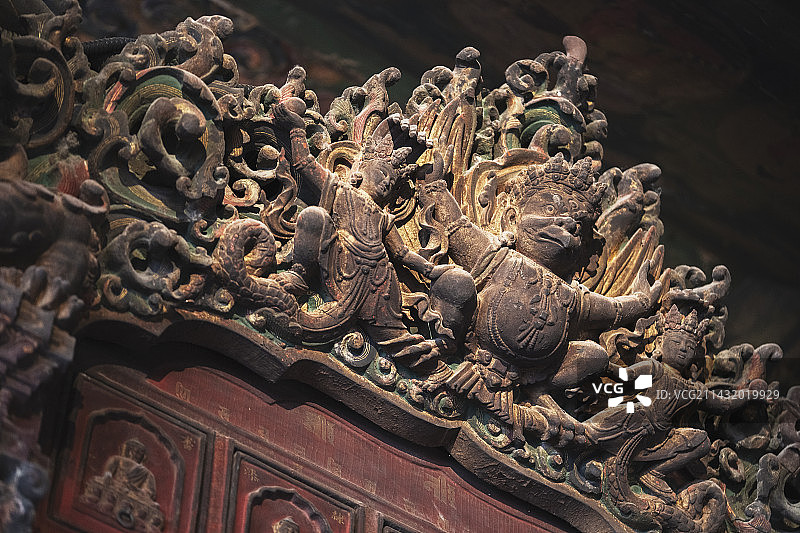 北京 智化寺 转轮藏 大鹏金翅鸟 建筑图片素材