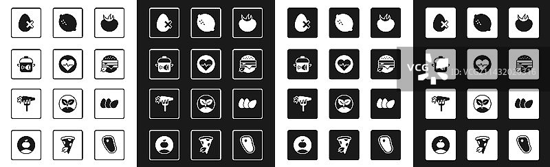 番茄心率烹饪锅和鸡肉图片素材