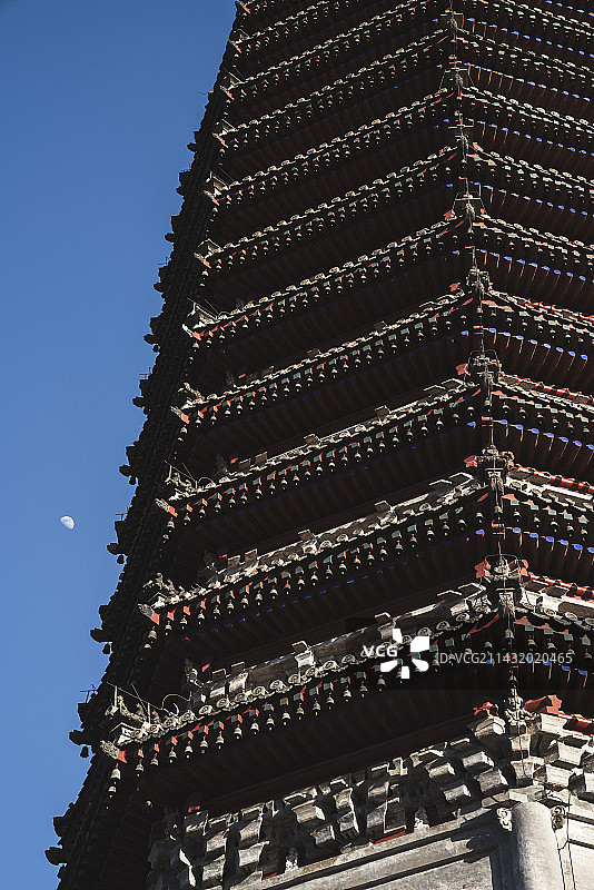 北京 通州三教庙 燃灯佛舍利塔 建筑图片素材