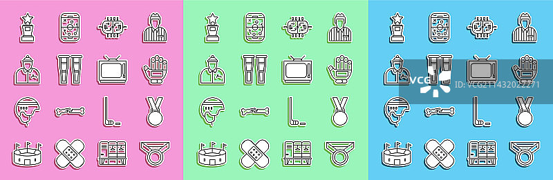 冰球手套和桌子图片素材