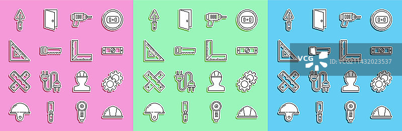 工人安全帽装备施工图片素材