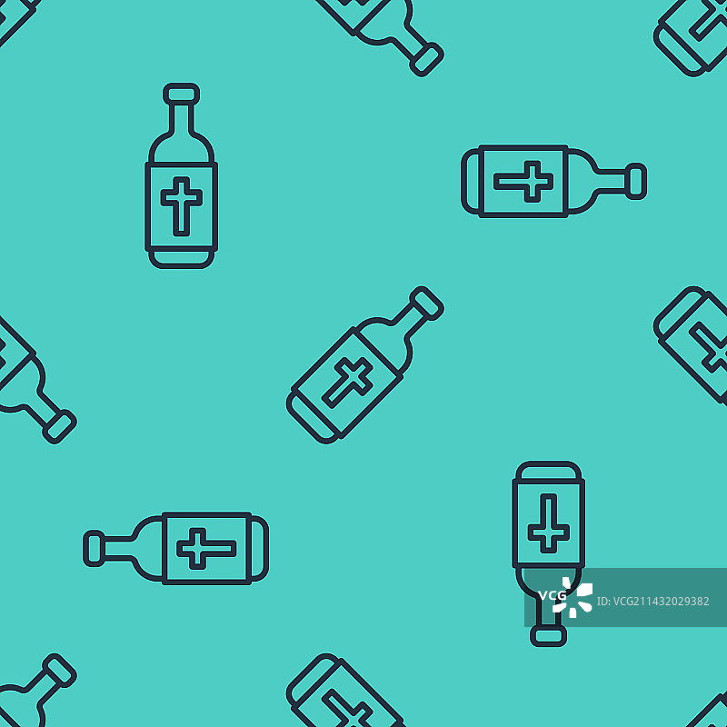 圣水瓶黑线图标图片素材