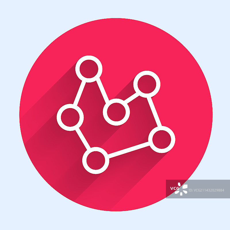 白色线条化学式图标隔离图片素材