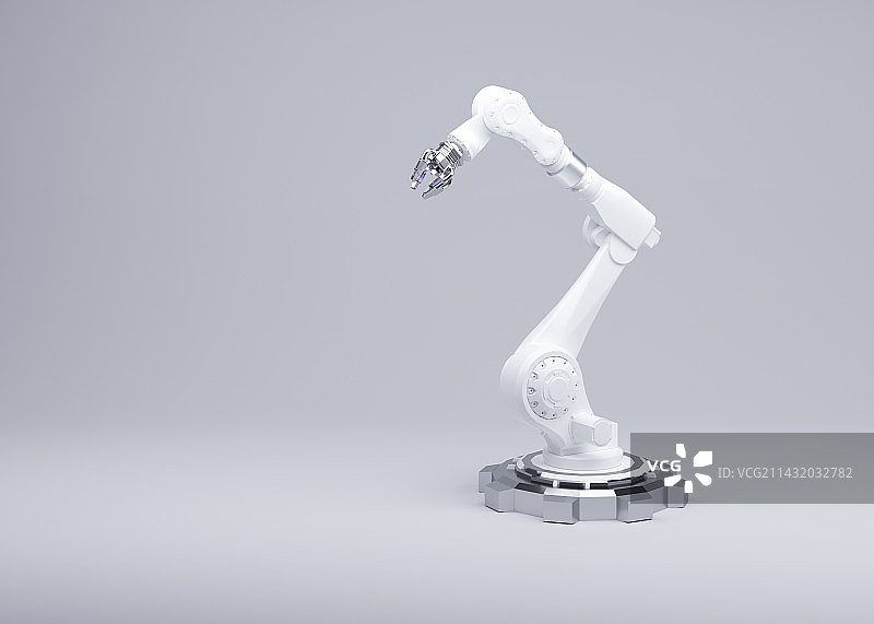 3D渲染机器人手臂图片素材