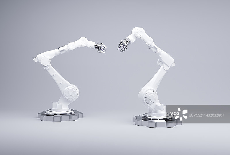 3D渲染机器人手臂图片素材