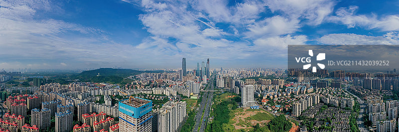 2019年的南宁琅东风光图片素材