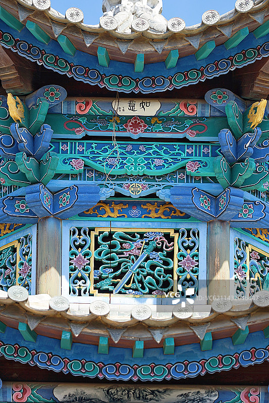 建水 朱家花园 亭子图片素材