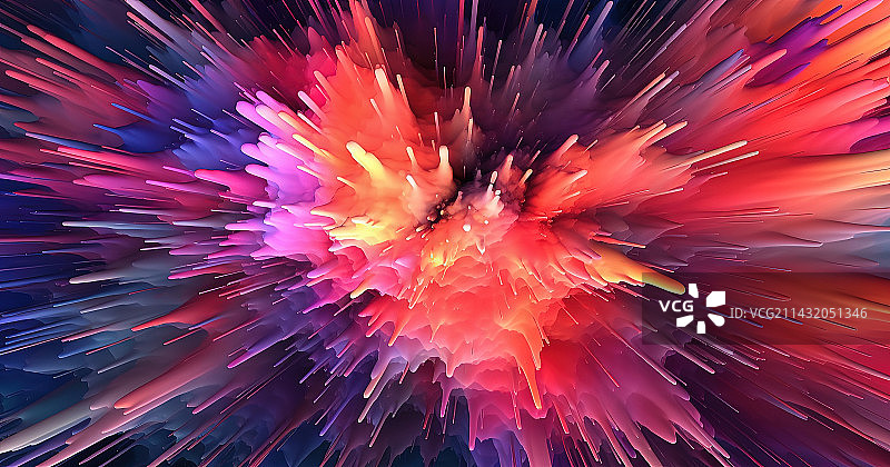 3D色彩斑斓背景图片素材