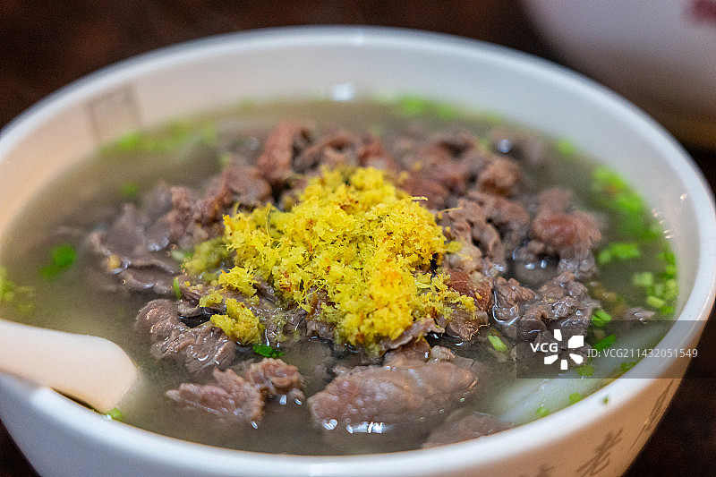 中国潮汕特色小吃，潮汕牛肉粿条图片素材