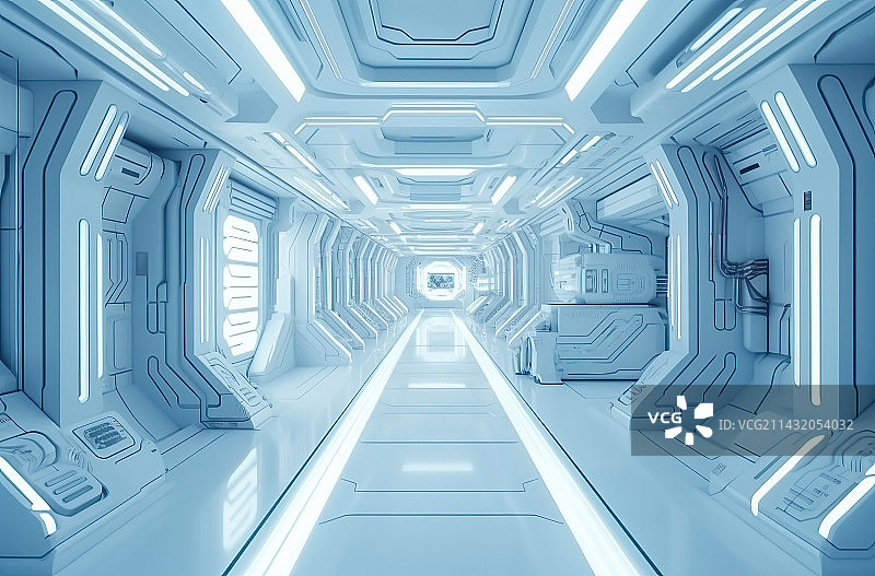 三维渲染科技概念空间图片素材