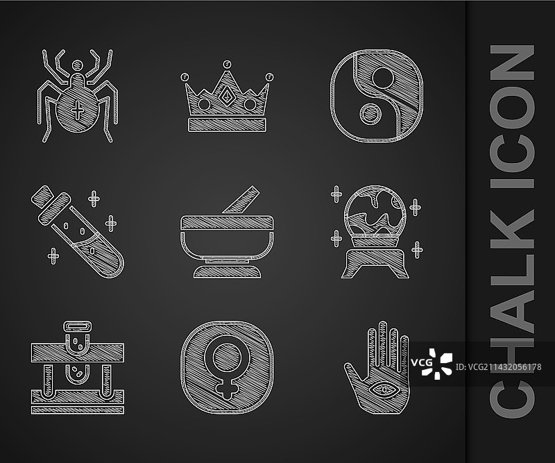 研钵和研杵、维纳斯之手魔法套装图片素材