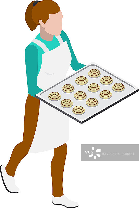 2.5D面包师图片素材