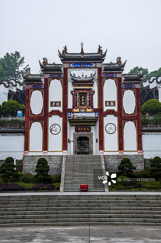 湖北宜昌秭归县屈原故里图片素材