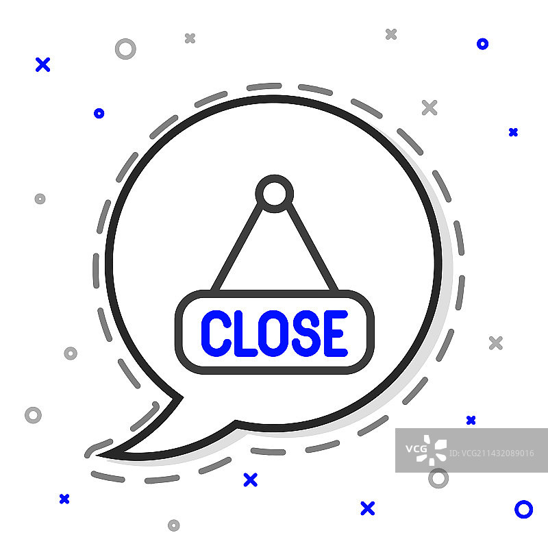 线稿关闭标志图标图片素材