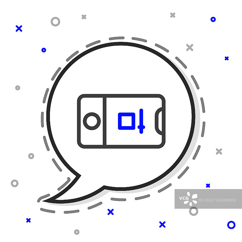 带有录像框相机的手机图片素材