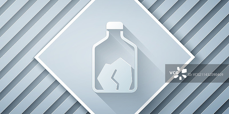 剪纸矿石开采图标图片素材