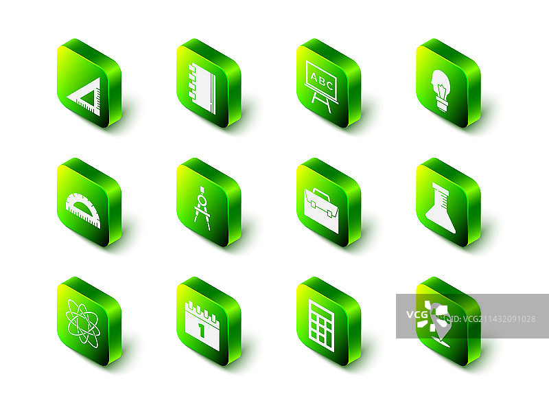 螺旋笔记本黑板灯泡组合图片素材