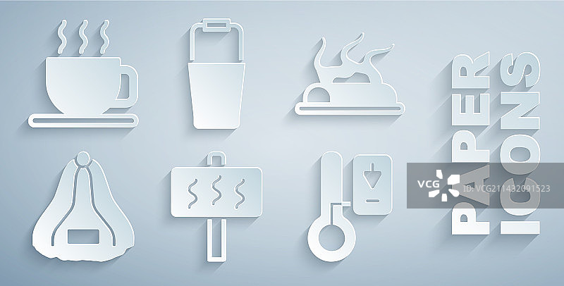 桑拿套装：篝火帽子温度计水桶图片素材