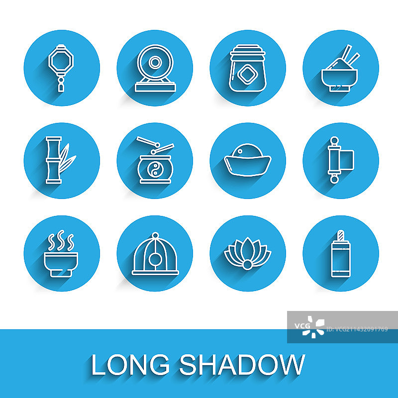 中国茶道、帽子、纸灯笼等素材图片素材