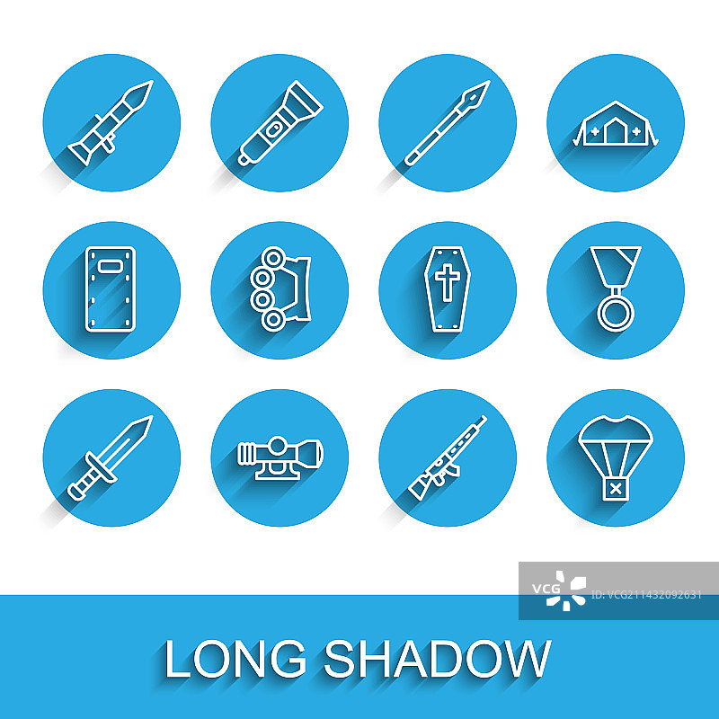 剑、狙击步枪与火箭图片素材