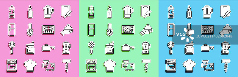 葡萄酒开瓶器与搅拌机图片素材