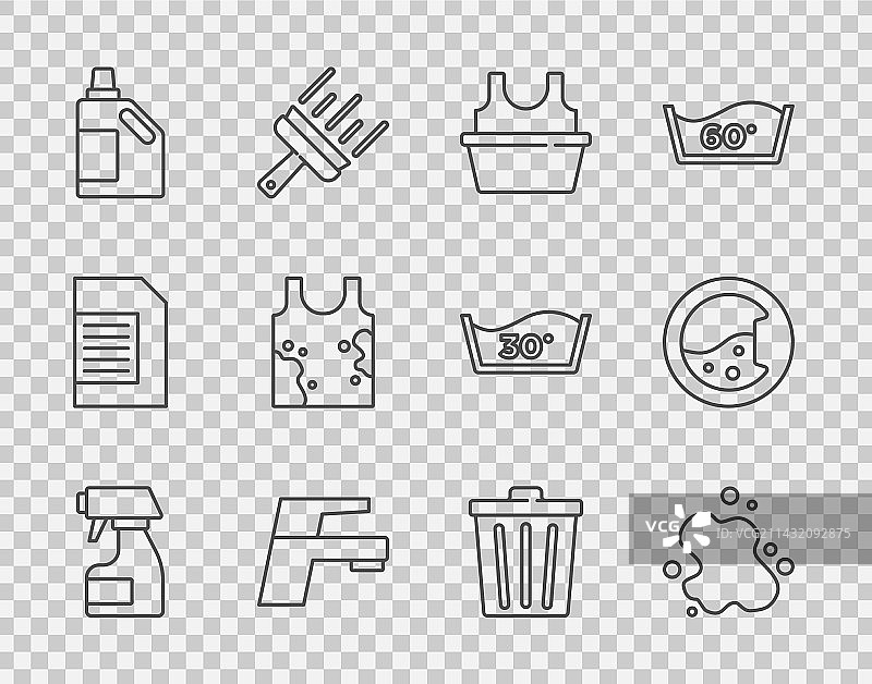 清洁喷雾瓶水渍盆图片素材