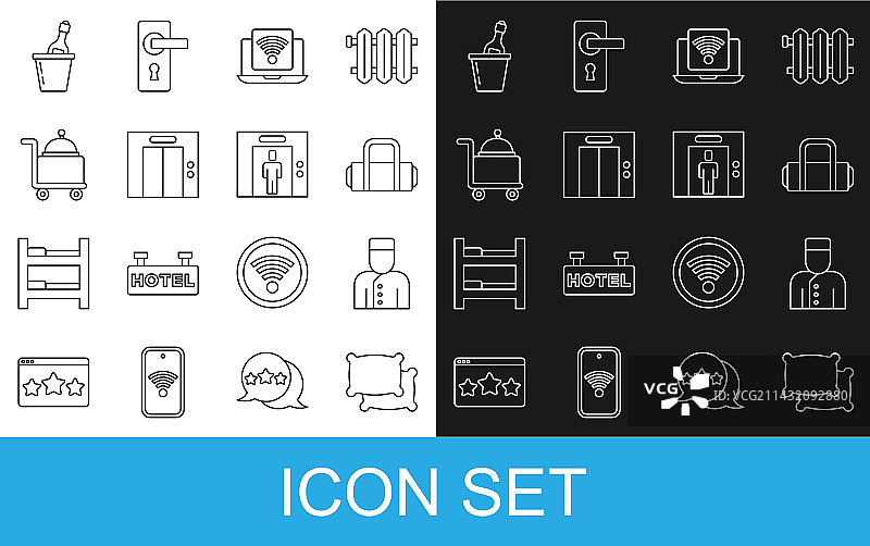 枕头，礼宾，行李箱，无线图片素材