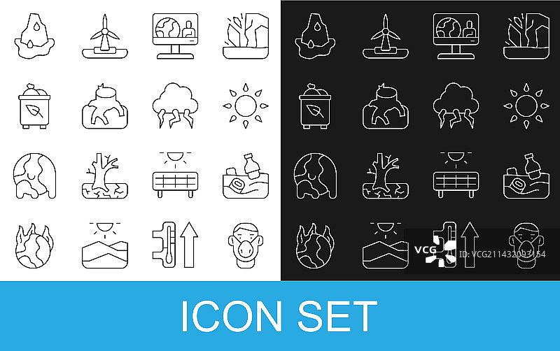 戴防护面罩的人与问题图片素材