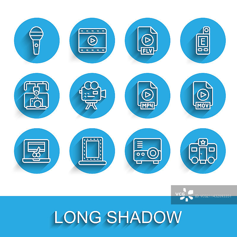 笔记本电脑录像机化妆镜图标图片素材