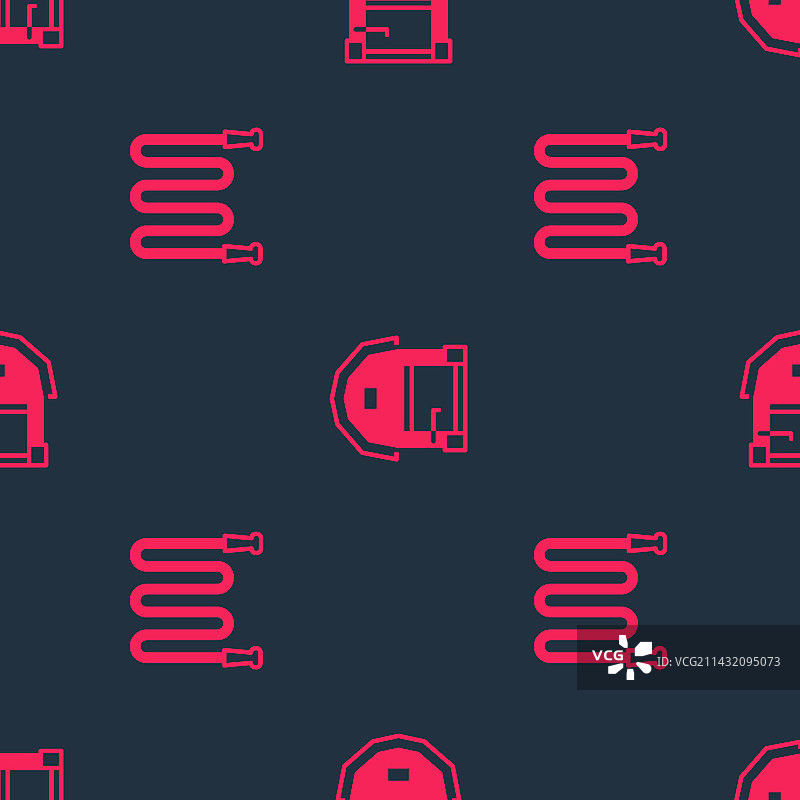 园艺水管农舍无缝图案图片素材