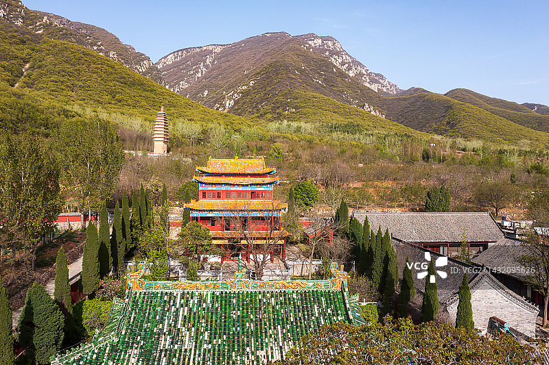 世界遗产天地之中古代历史建筑群之永泰寺图片素材