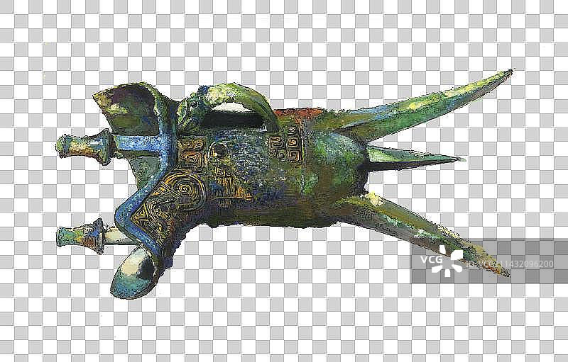 西周青铜爵图片素材