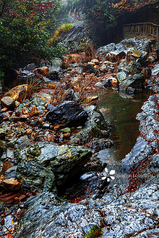 九龙瀑溪流图片素材