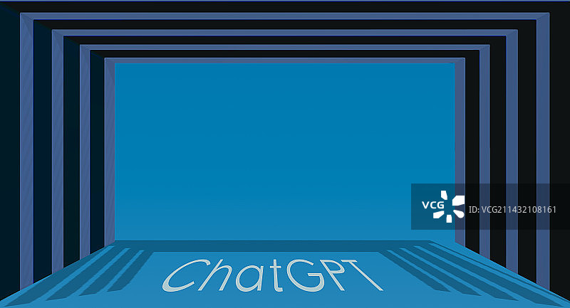 蓝色背景下的数字特写镜头,ChatGPT图片素材