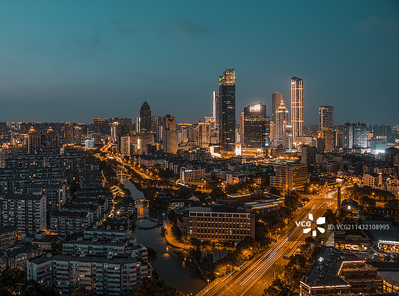 无锡西水东城市风光图片素材