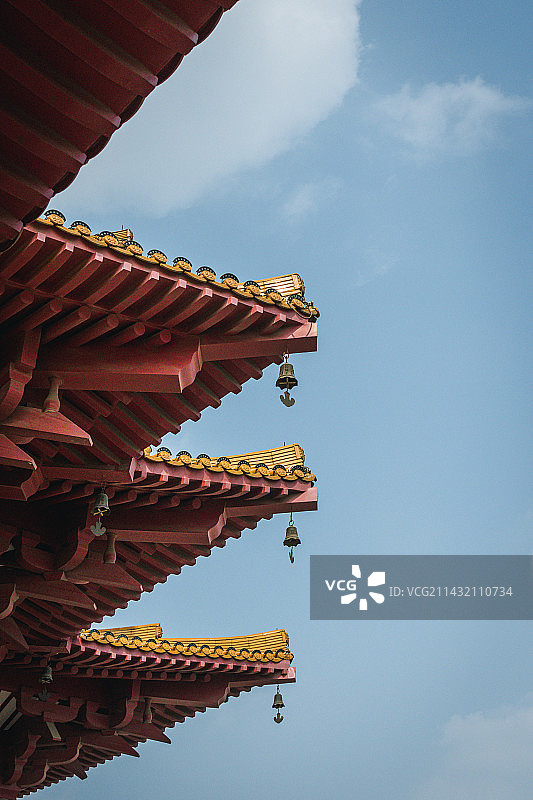 大相国寺资圣阁飞檐图片素材